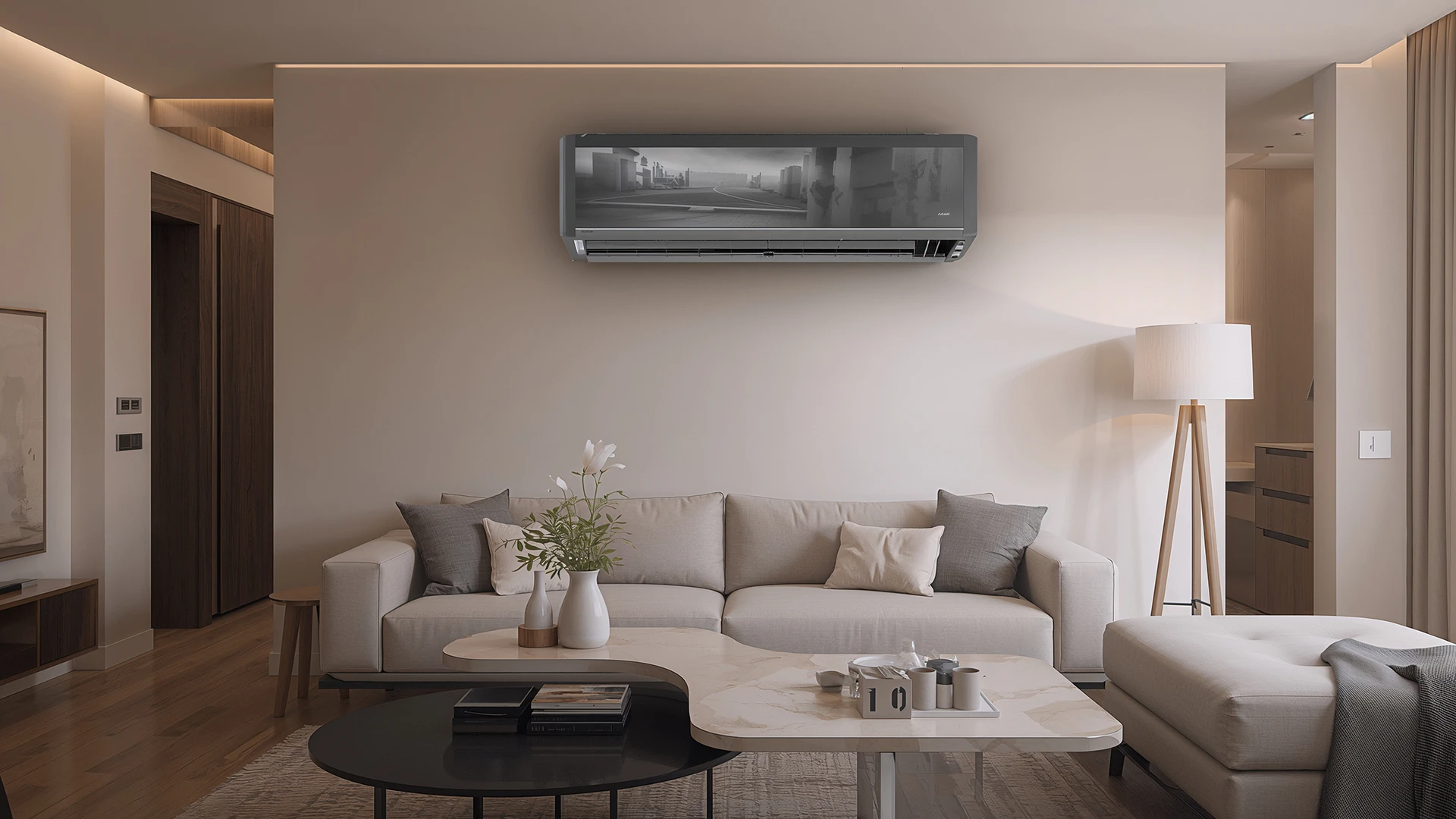 Comfortable home with air conditioning